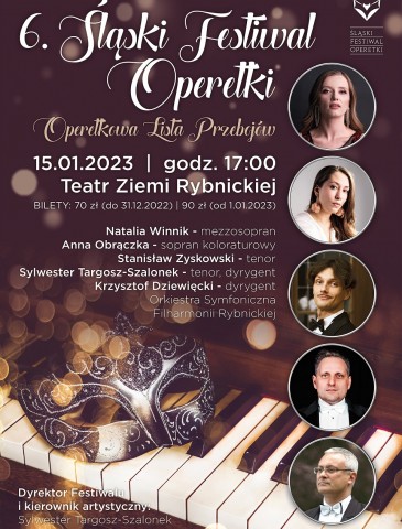 Śląski Festiwal Operetki: Operetkowa lista przebojów