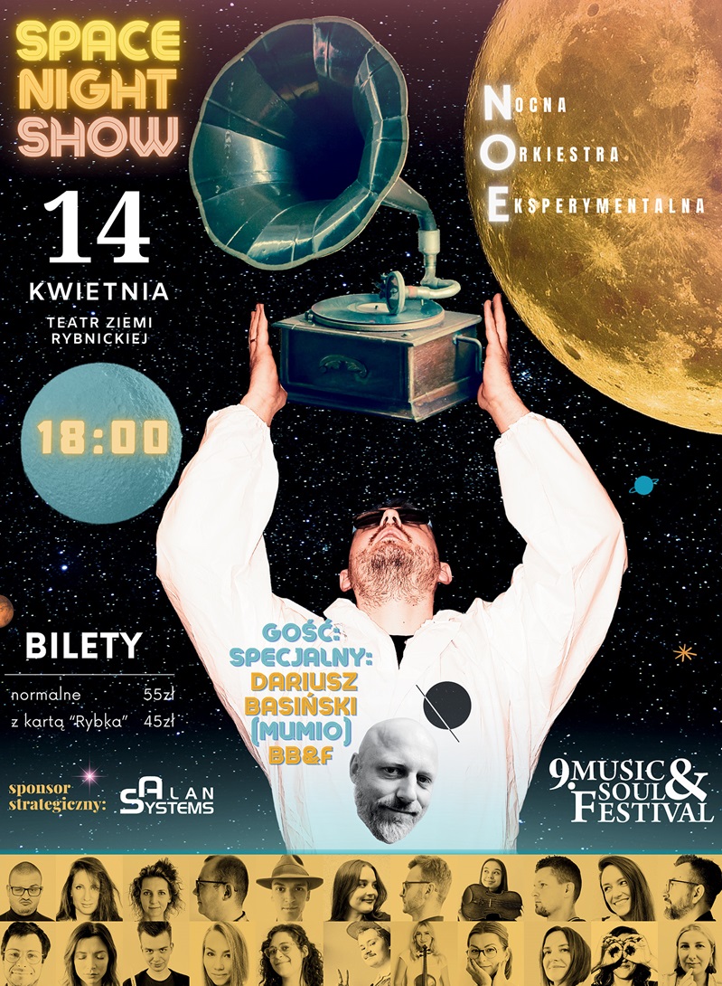 Space Night Show - koncert Nocnej Orkiestry Eksperymentalnej w ramach 9.Music & Soul Festival