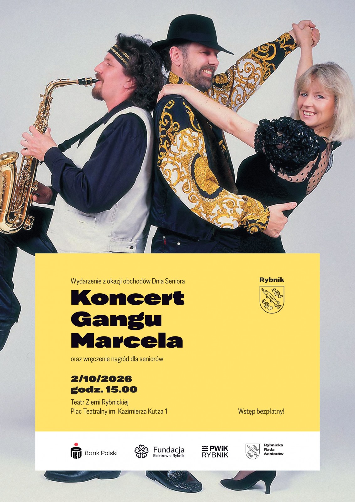 Rybnicki Dzień Seniora - koncert zespołu Gang Marcela