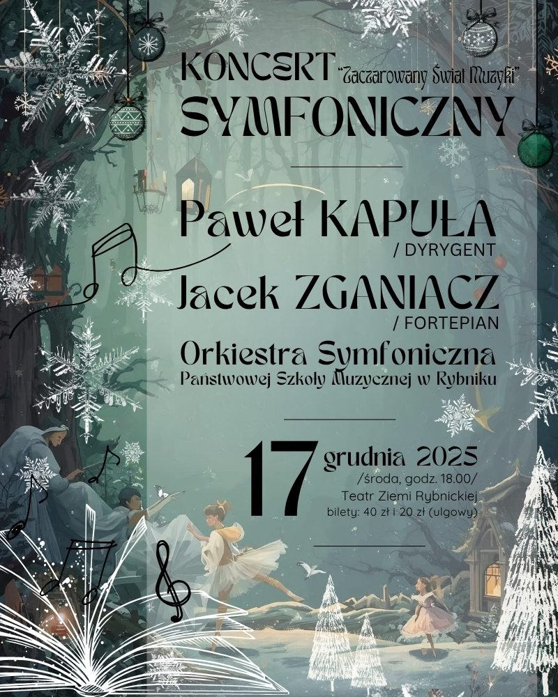 Zaczarowany świat muzyki. Koncert Orkiestry Symfonicznej Szkoły Szafranków