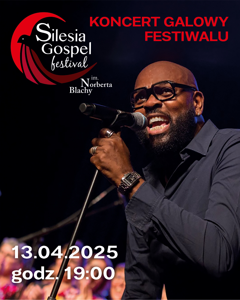 Koncert Galowy XVII Silesia Gospel Festival. W roli głównej Collin Vassell!