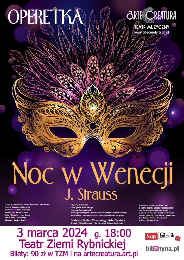 "Noc w Wenecji", operetka  Johanna Straussa